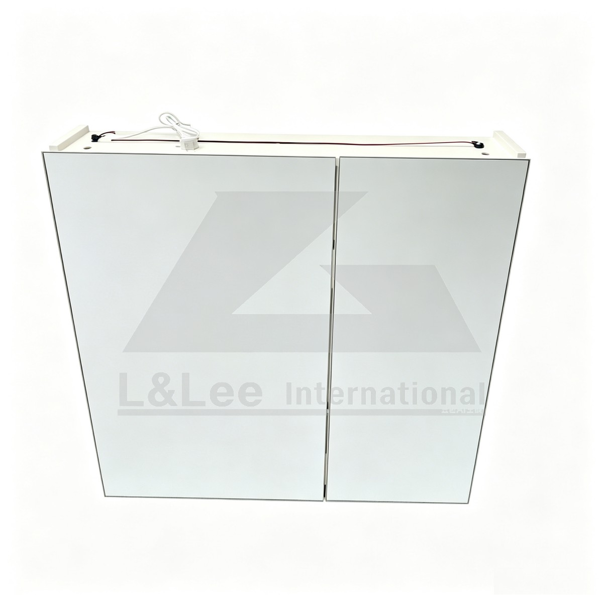  2‑Door Mirror Cabinet with LED Backlight 