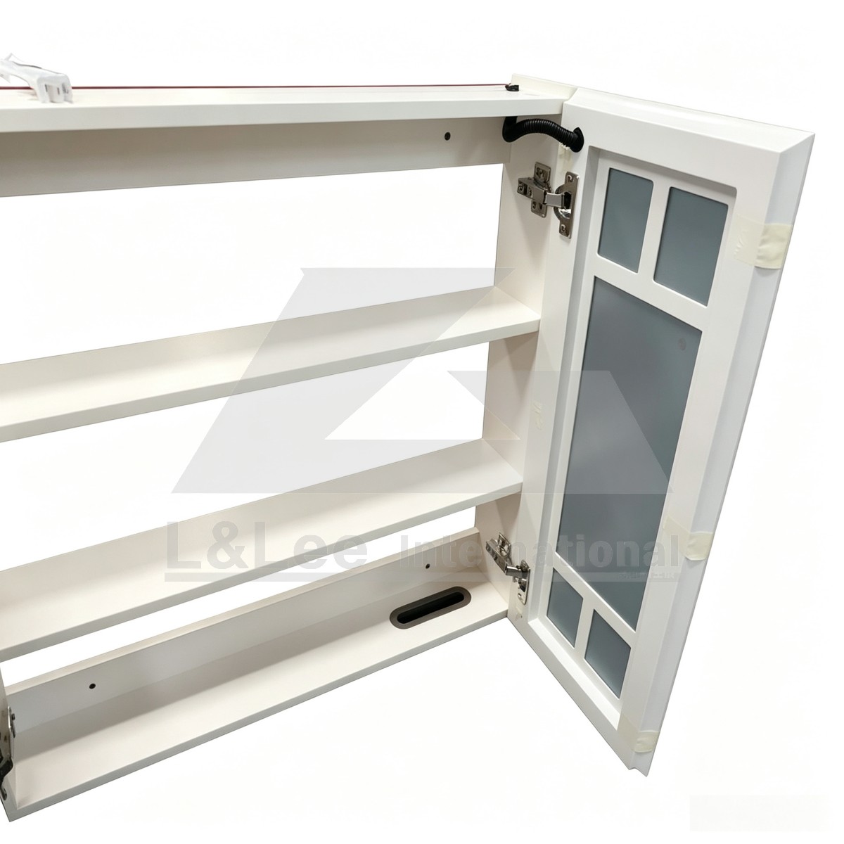  2‑Door Mirror Cabinet with LED Backlight