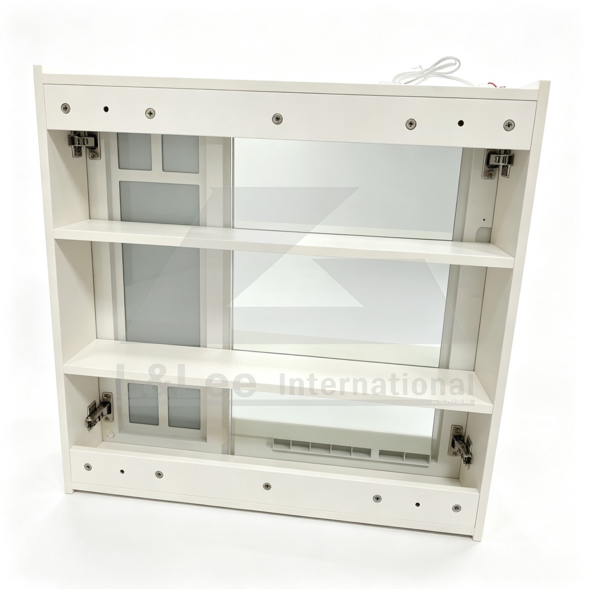  2‑Door Mirror Cabinet with LED Backlight