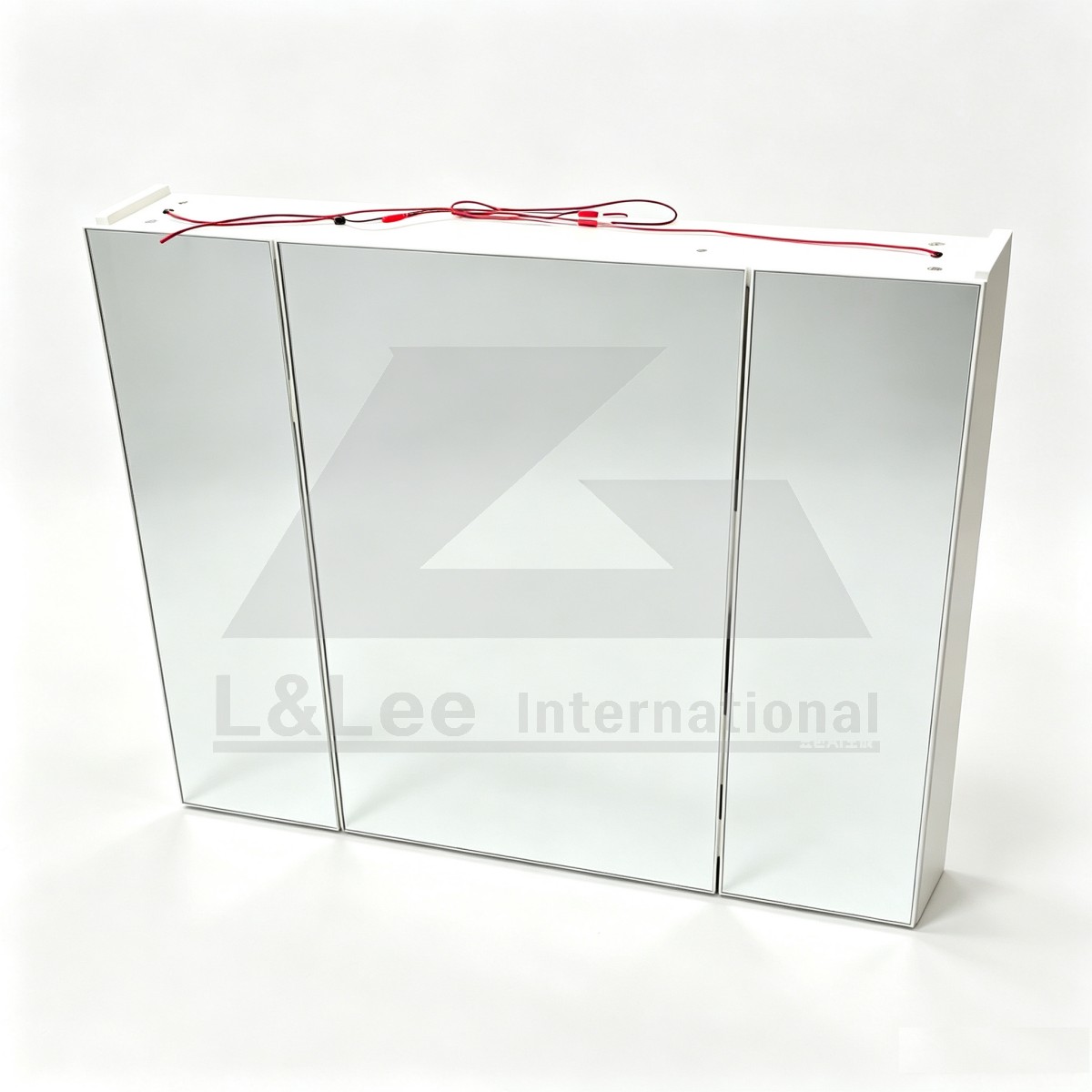  3‑Door Mirror Cabinet with LED Backlight 