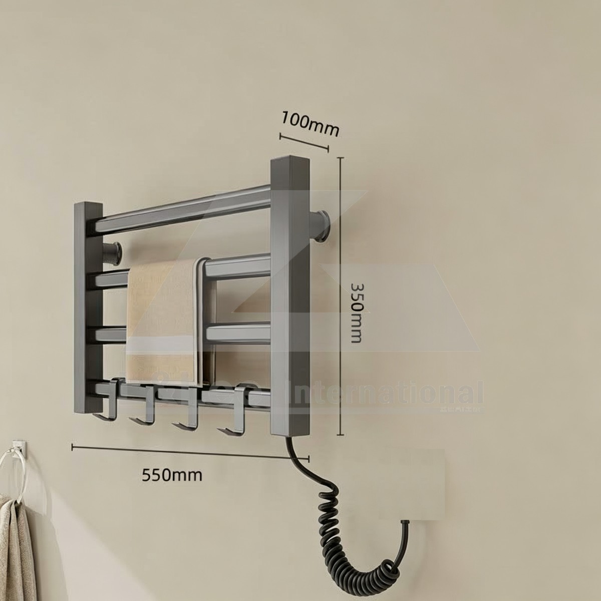 Electric Heated Towel Rack