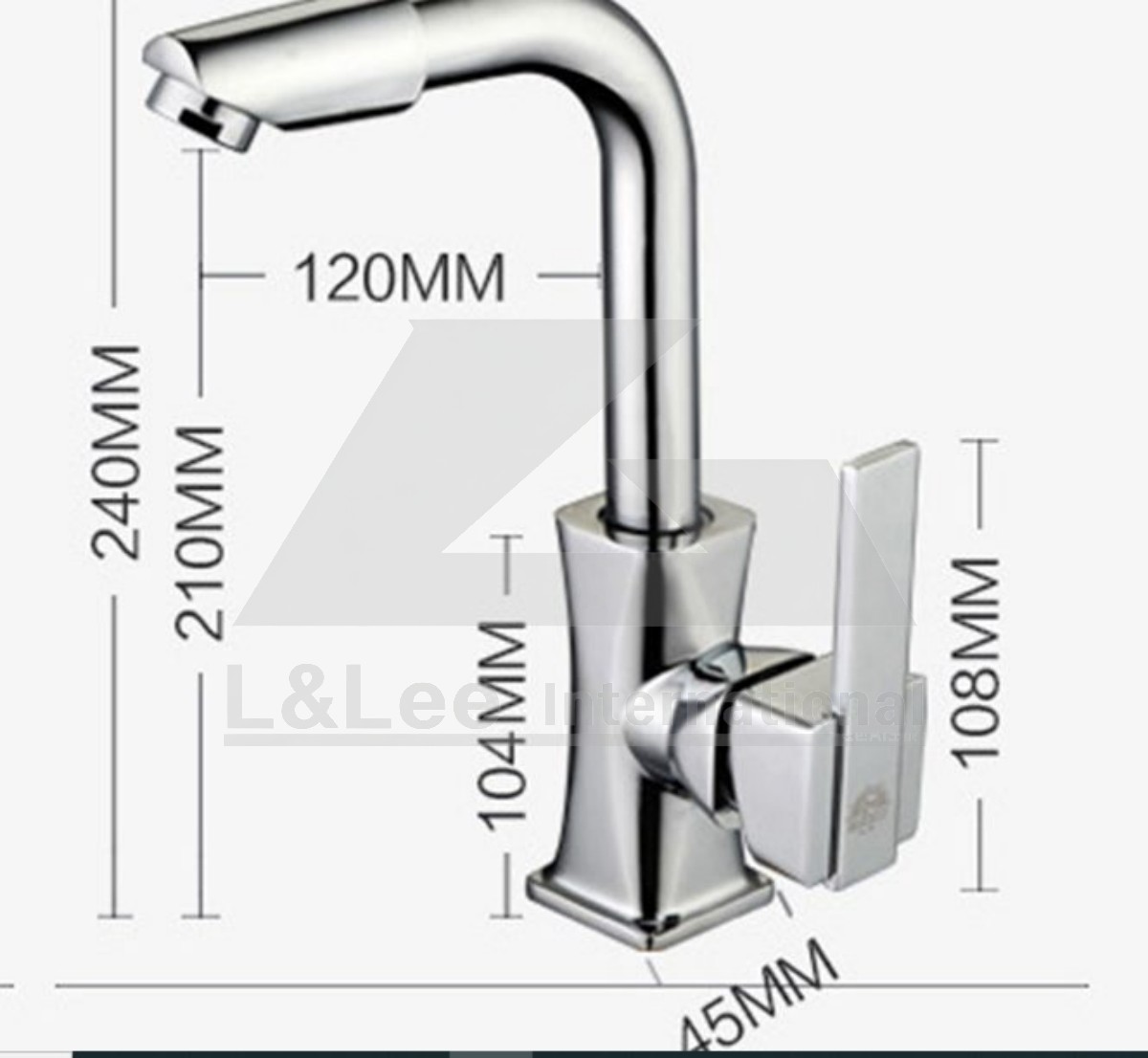 Swivel Basin Mixer Tap Chrome 