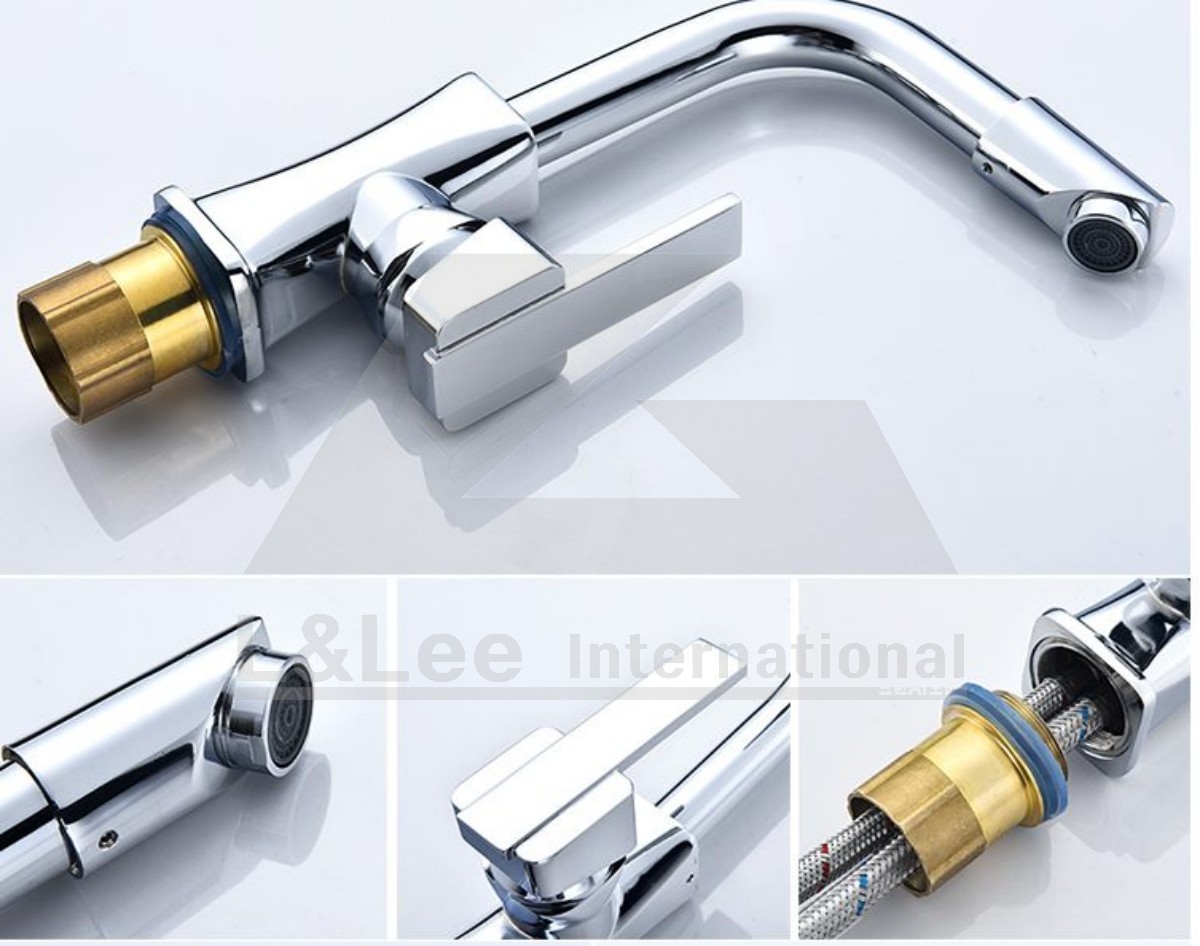 Swivel Basin Mixer Tap Chrome  
