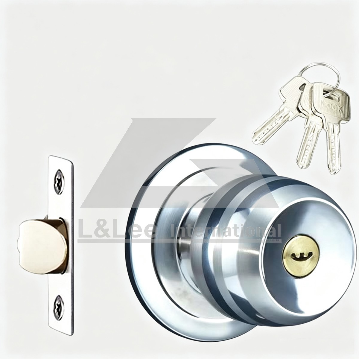 Round Door Knob Lock Set