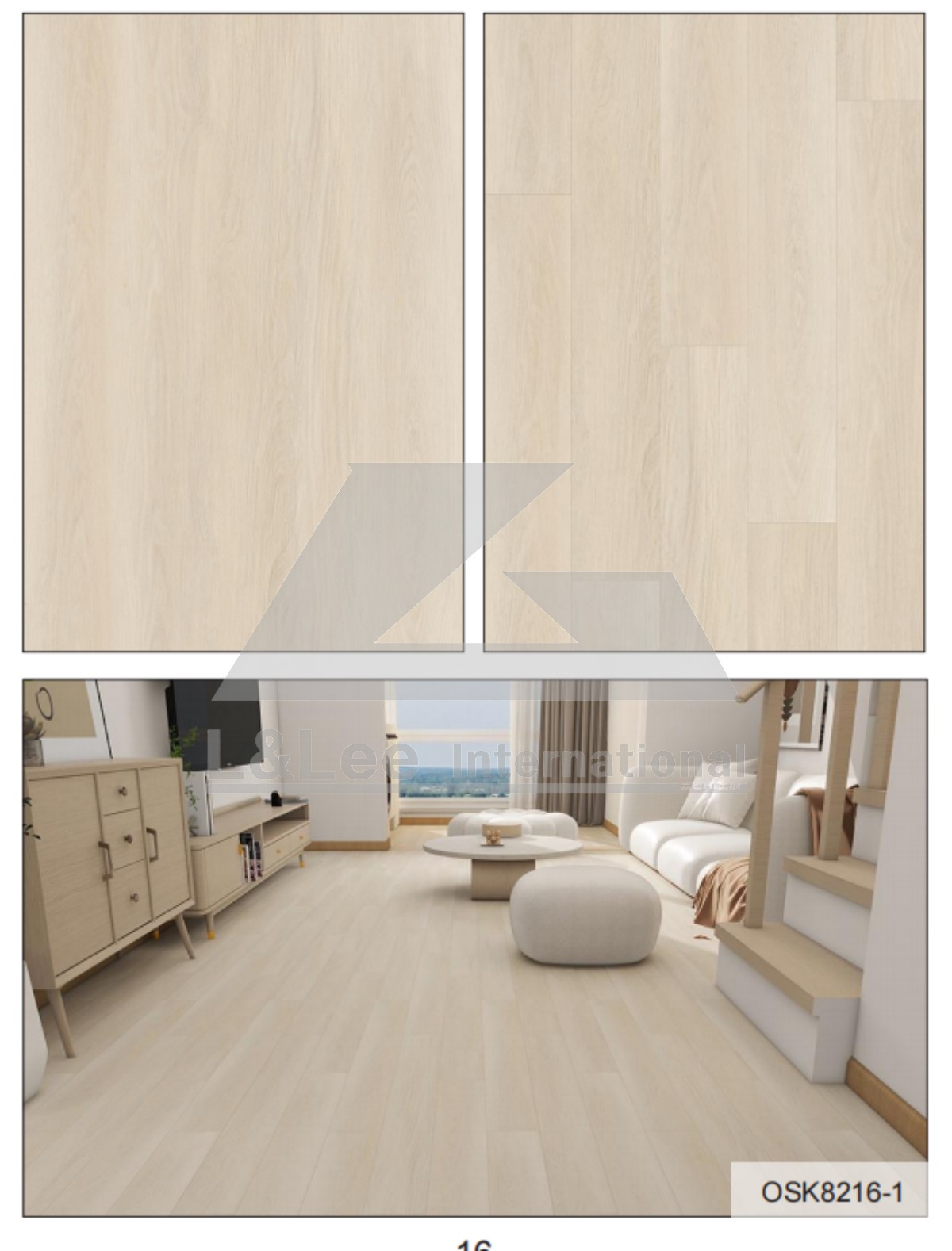 Waterproof SPC Flooring, 6 mm Thickness