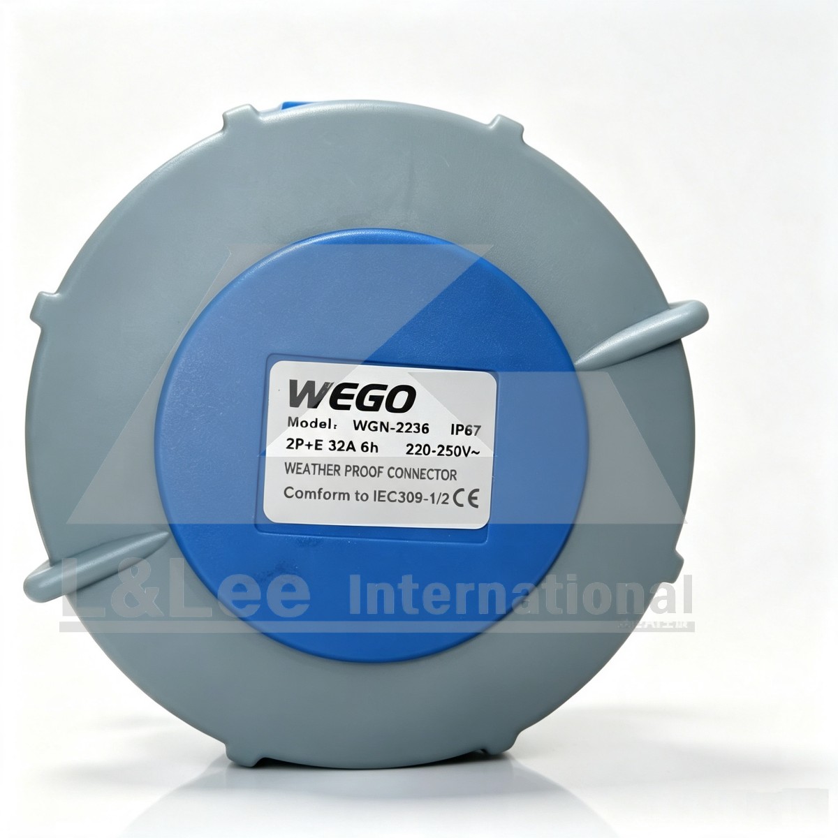 WEGO WGN-2236 & WGN-0236 Industrial Plug & Socket 2P+E 16A