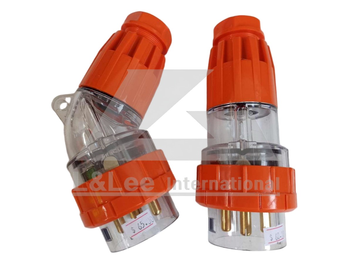 Industrial 3 Phase 4-Pin Power Plugs
