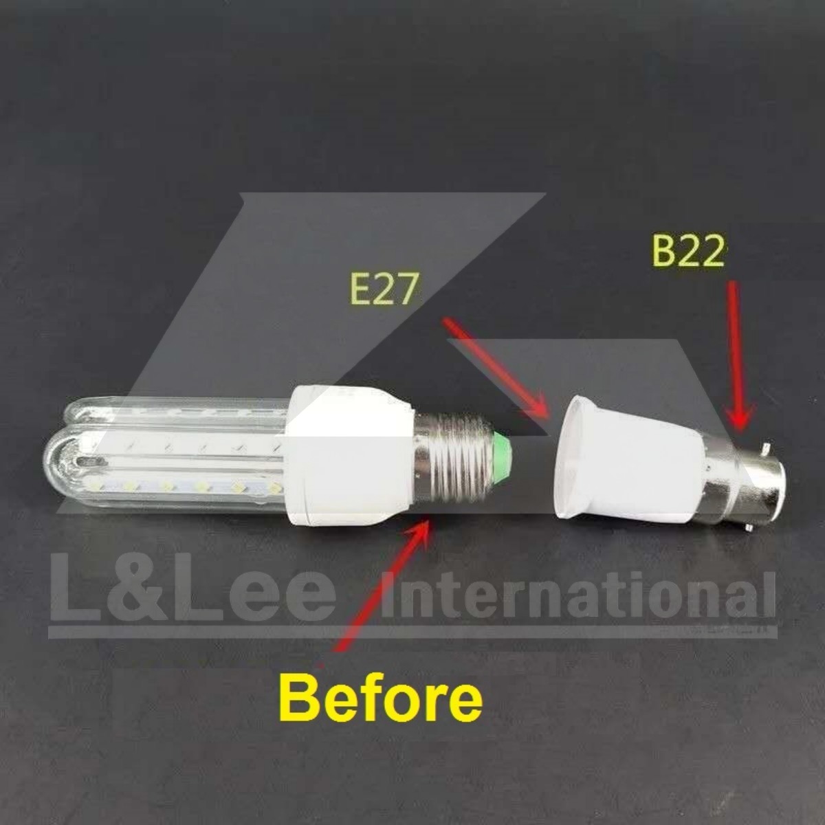 B22 to E27 Bulb Adapter