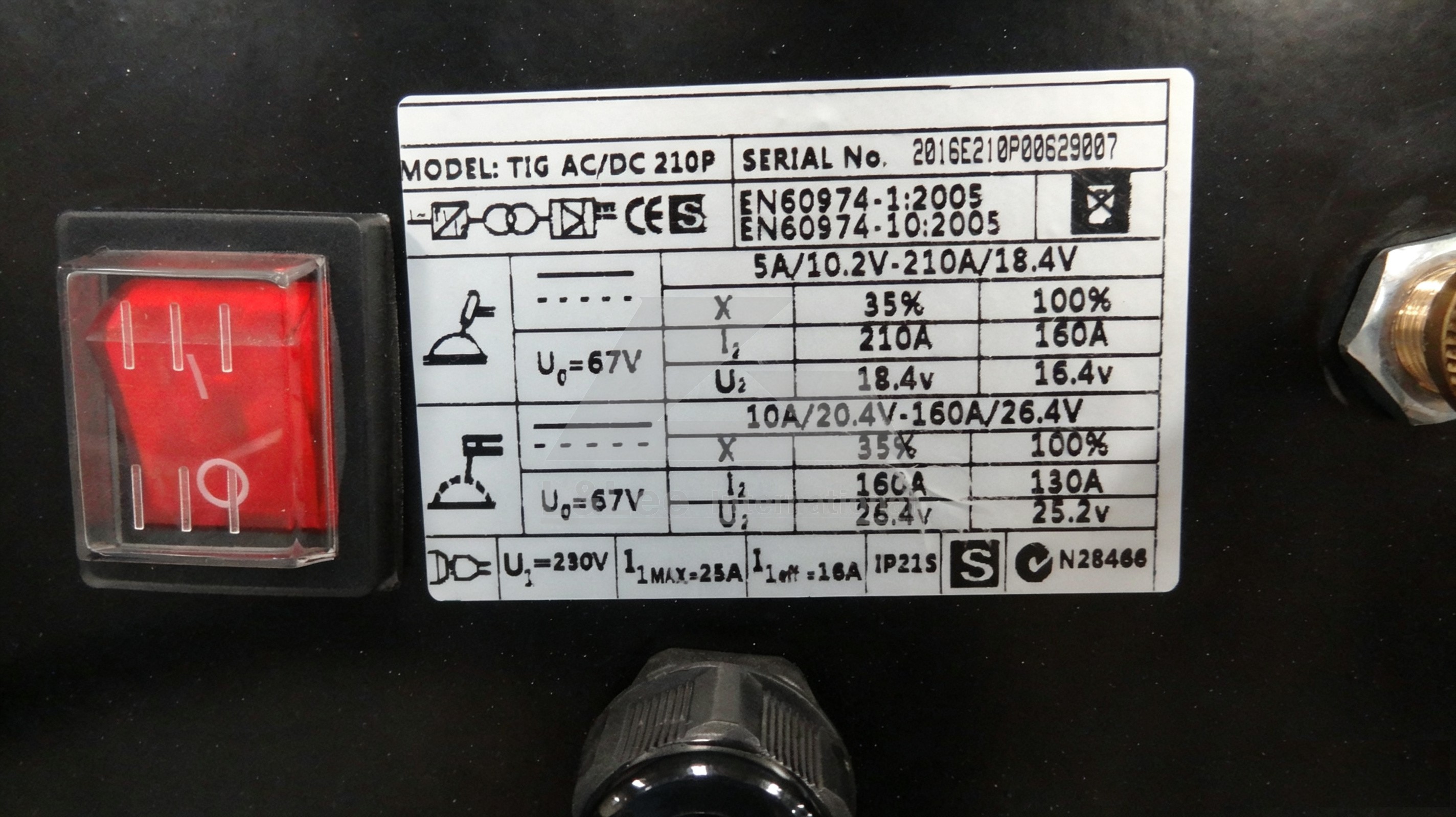 CPU210A AC/DC/Tig/Arc Pulse (IGBT) Welder